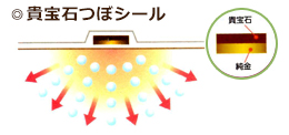 耳つぼ 貴宝つぼシール